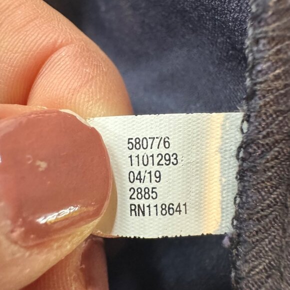 Lane Bryant Curvy Allie Pants Womens Navy Blue Flat Front Stretch Size 20R - Picture 6 of 9